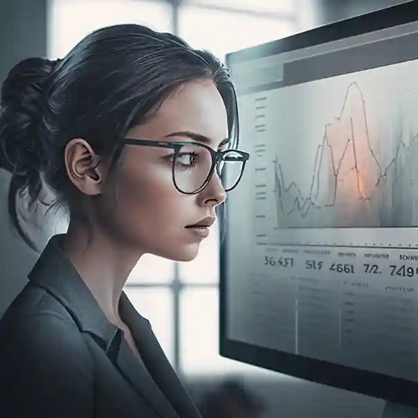 piyasada stop loss emri giren kadın